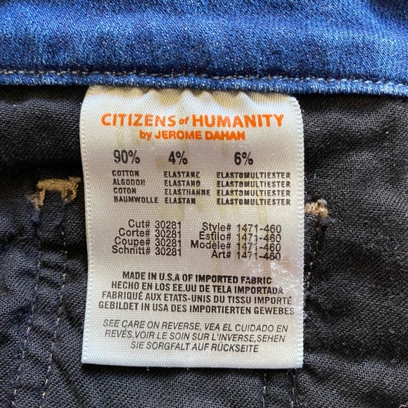 Citizen of Humanity Cropped Jeans. - Picture 6 of 9